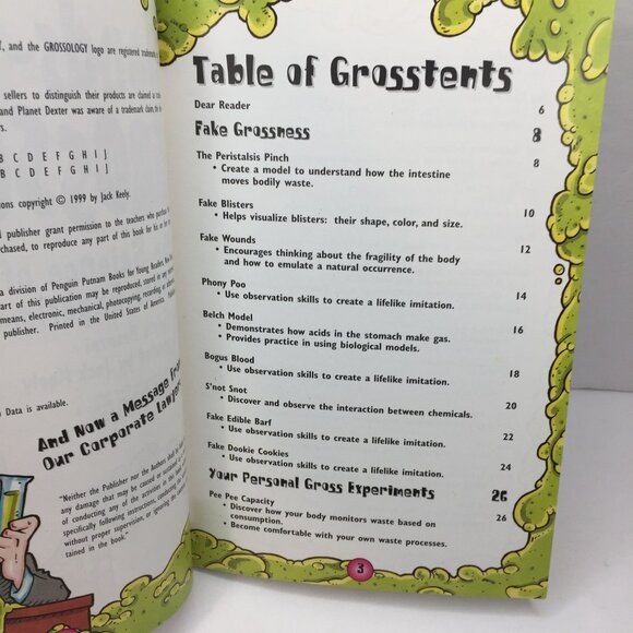 Vtg Lot 2 Kids Books Simple Science Experiments Hands-On Grossology Really Gross - Picture 3 of 12